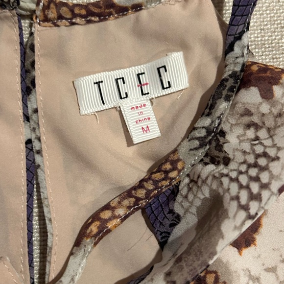 ‼️CLEARANCE‼️ TCEC Snakeskin print dress - Picture 6 of 8